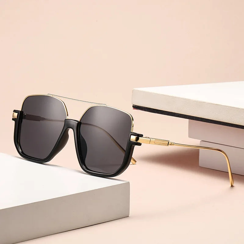 Unisex Double-Bridge Sunglasses | Metal Frame