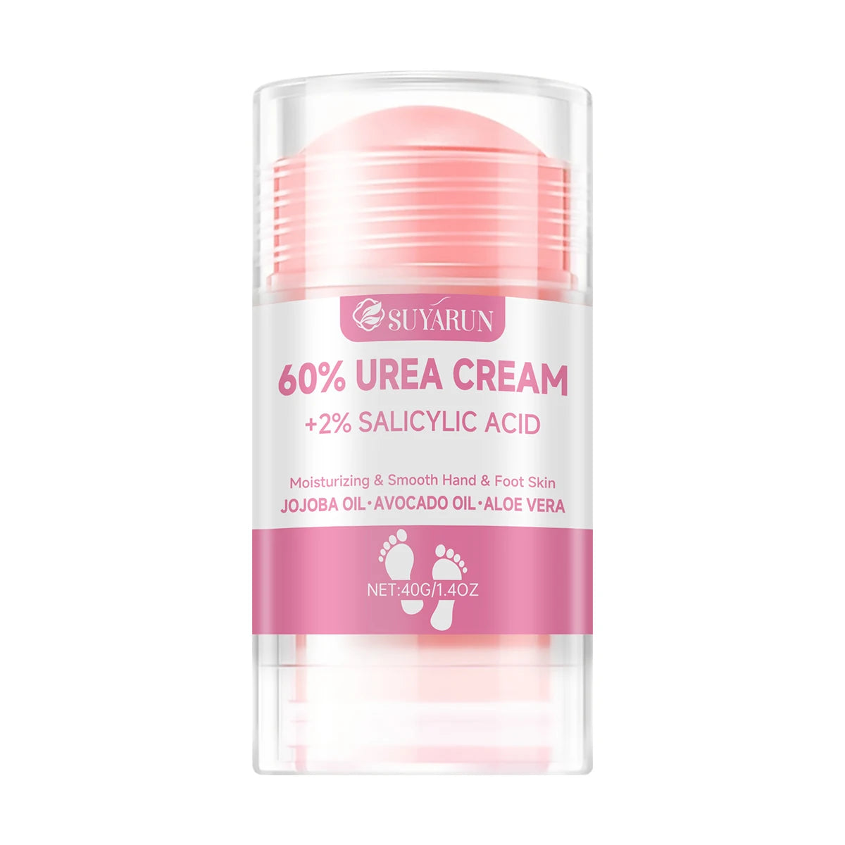 60% Urea Foot Cream Stick – Moisturizing, Exfoliating & Cracked Heel Repair for Dry Feet