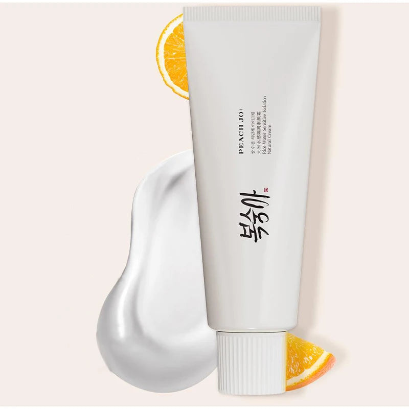 Korean Rice Essence Sunscreen – UV Protection, Moisturizing & Makeup Primer