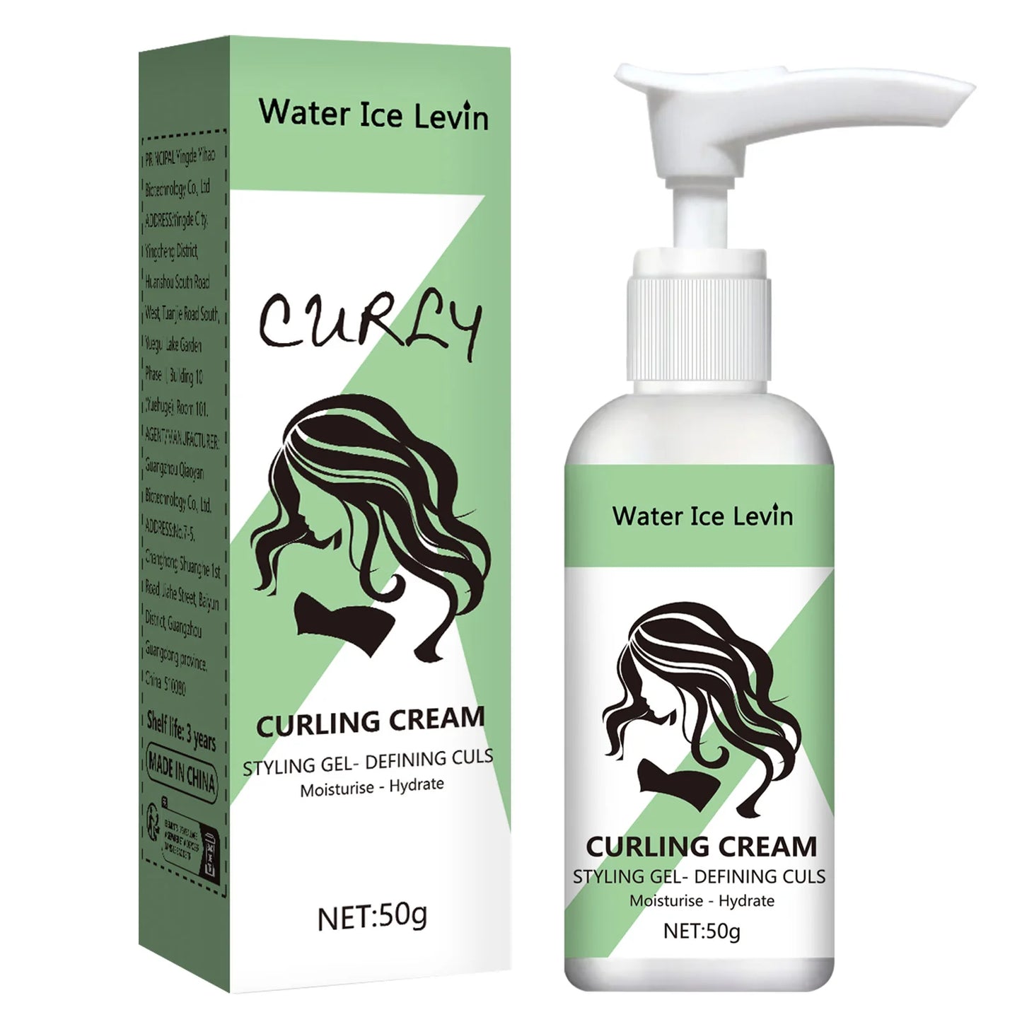 Curly Hair Cream Moisturizing Curly Hair Elasticity Styling Curly Hair Elasticity Conditioner Neutral Suitable for All Hair Types