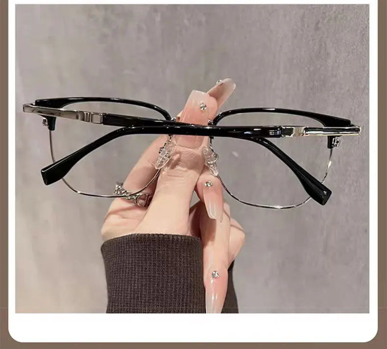 Square Metal Reading Glasses for Men & Women