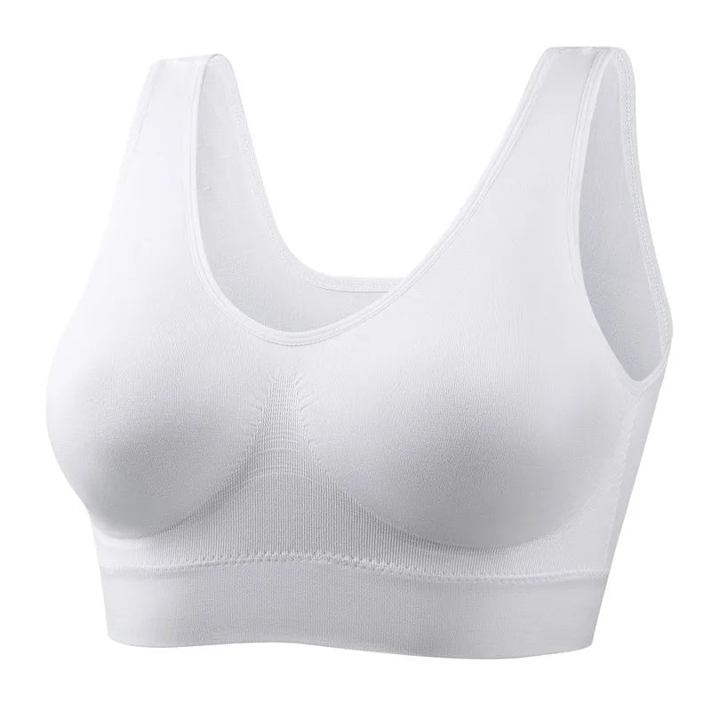 Women's Seamless Lace Push-Up Bra – Wire-Free Beauty Back Bralette | Plus Size L–XXL