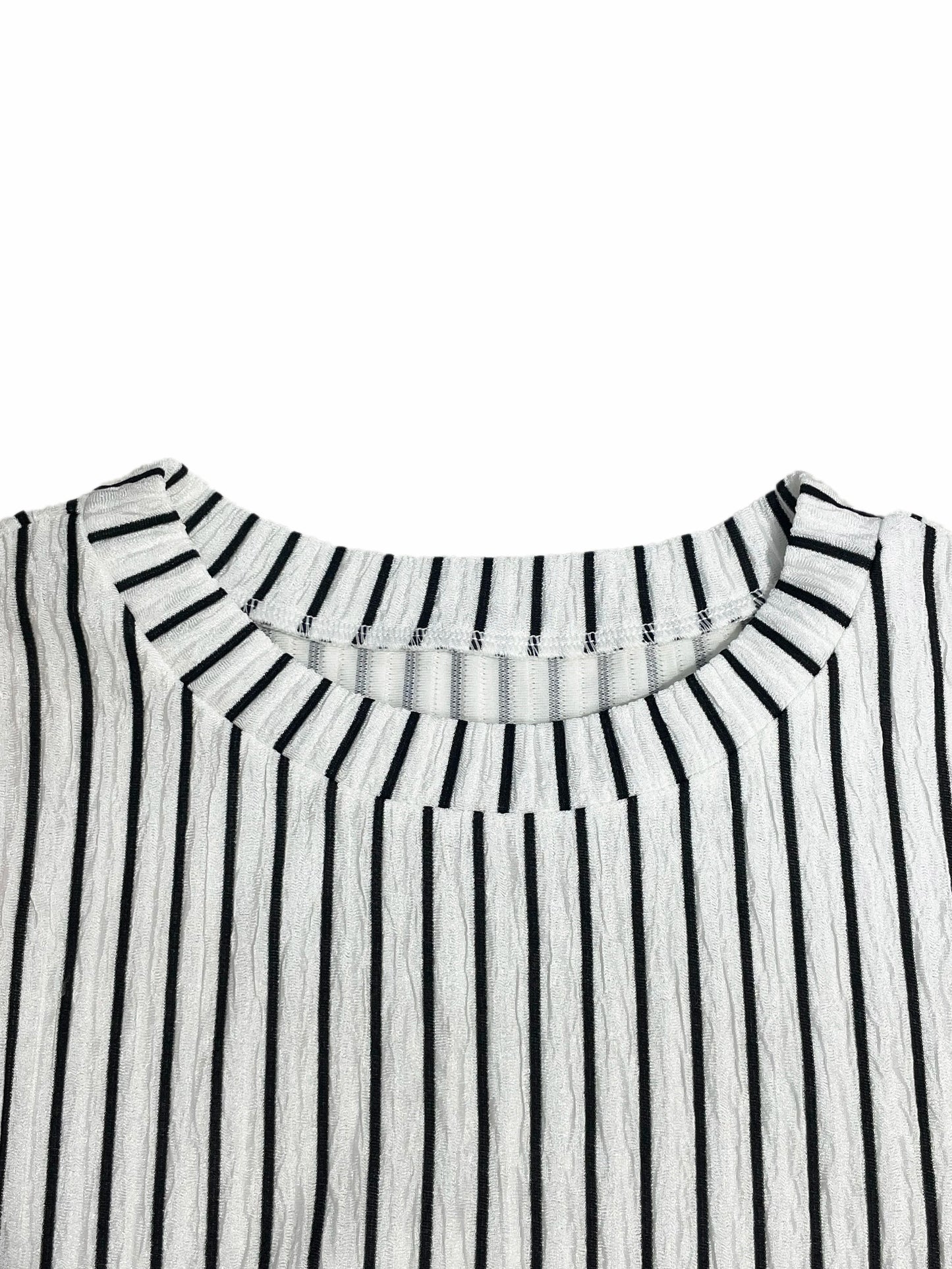 Women's Striped Knit Long Sleeve Dress, Waist Cut Out Tie Design, Slim Fit Elegant Fall & Winter Fashion, Moderate Fabric Thickn