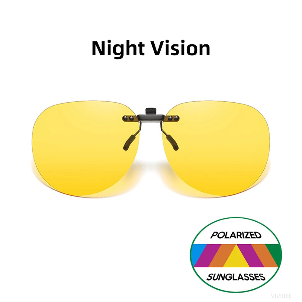 Oval Clip-On Sunglasses | 7 Lens Options