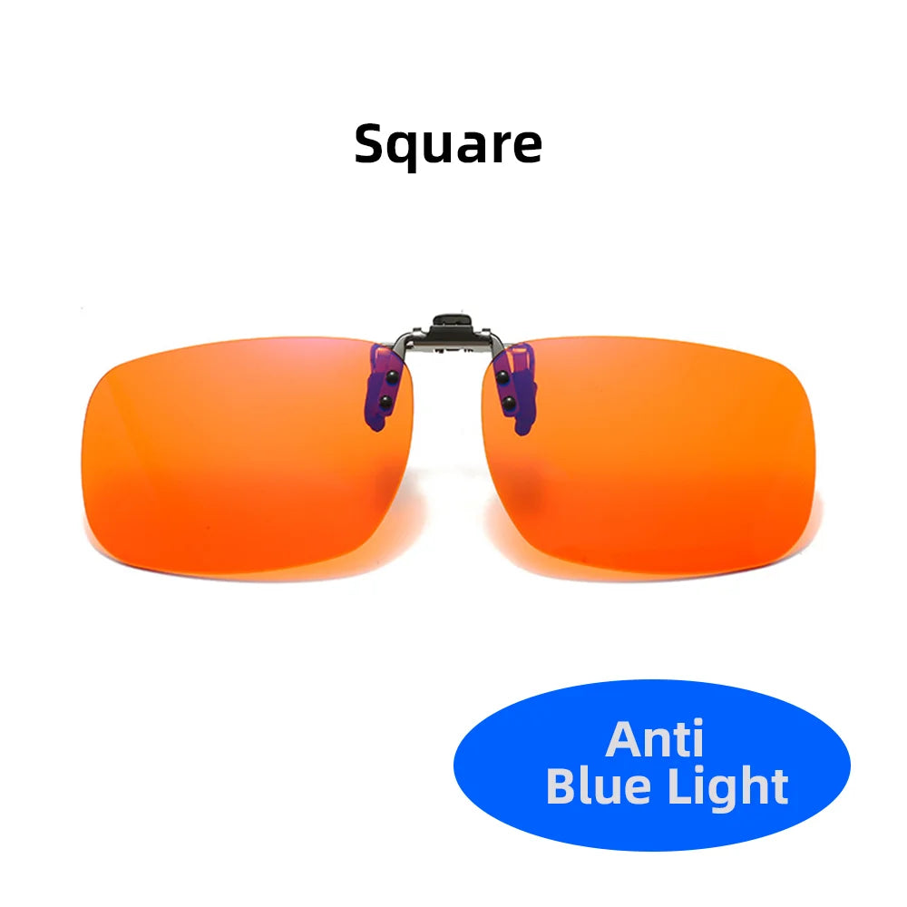 Orange Flip-Up Clip-On Lenses | Pilot or Square