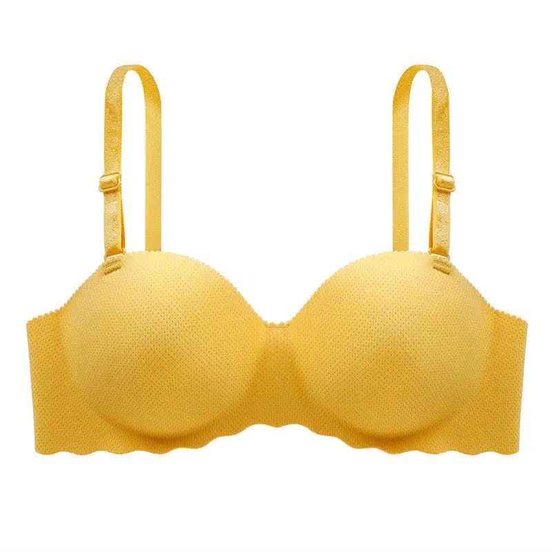 Seamless Push-Up Bralette — Wire-Free Padded Bra with Detachable Straps