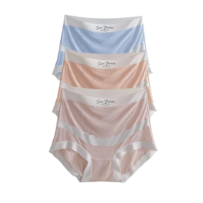 Plus Size High-Waist Maternity Panties – Soft Breathable Belly Support Briefs, 3-Pack