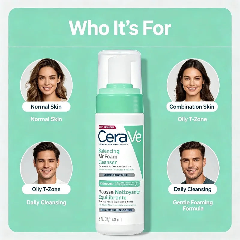 CeraVe Balancing Air Foam Cleanser β 148ml
