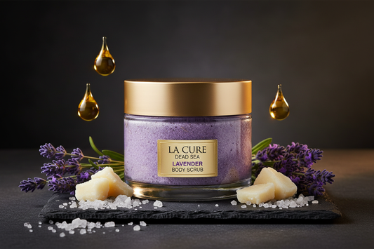 The Secret to Silky Skin: Why La Cure Dead Sea Lavender Body Scrub Is the Ultimate Hydrating Exfoliant