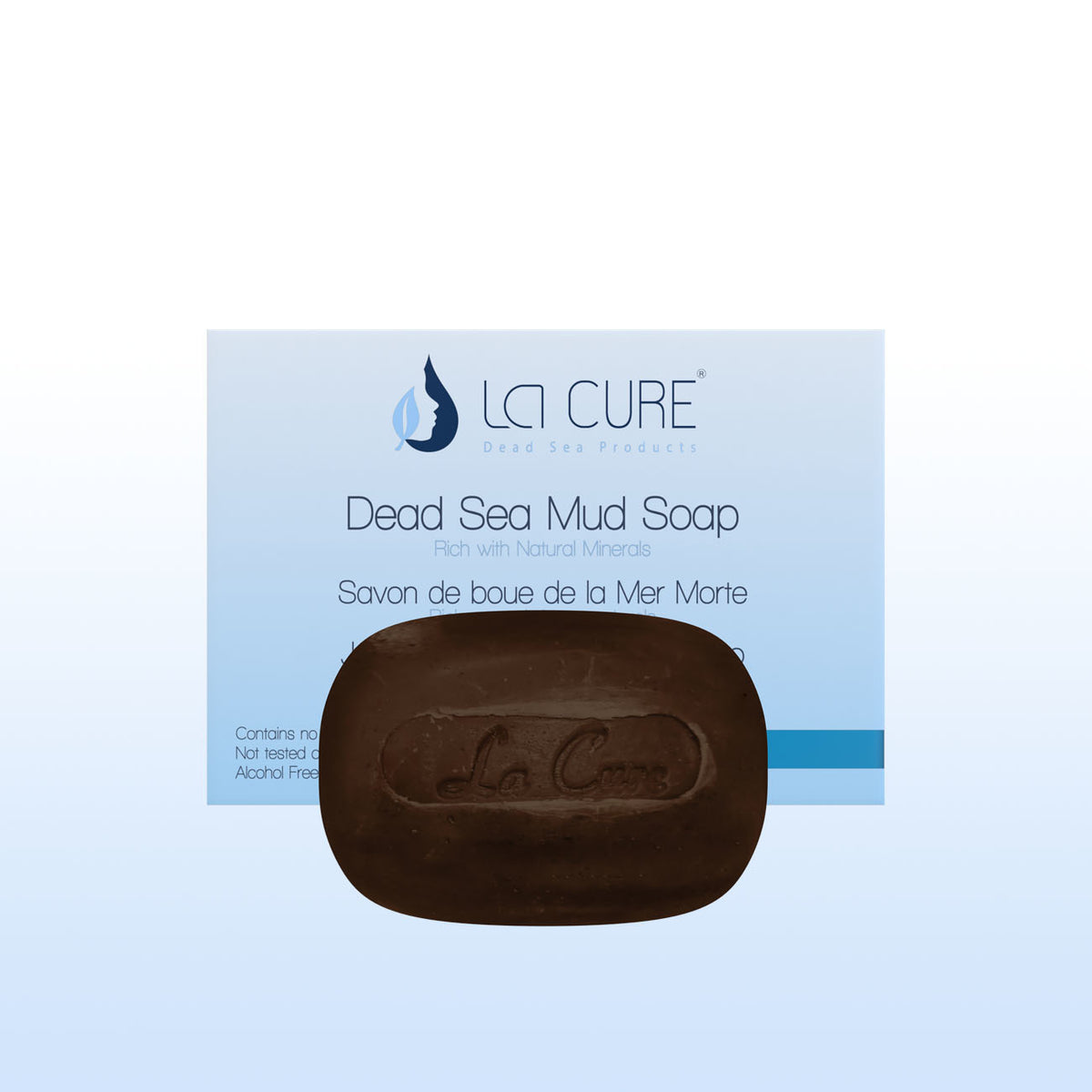 La Cure Dead Sea Mud Soap – Deep-Cleansing Face & Body Bar for Oily Skin, 90g
