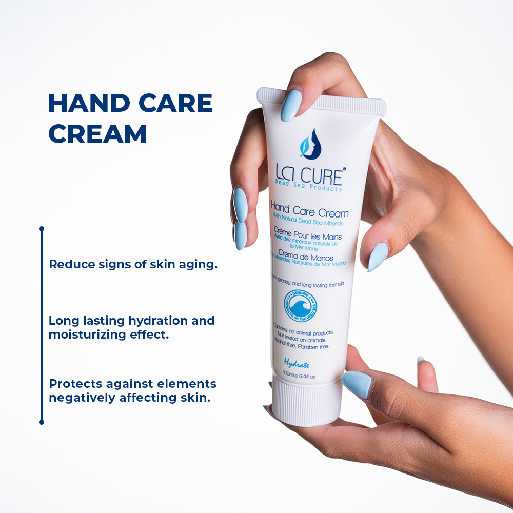 La Cure Dead Sea Hand Cream – Non-Greasy Moisturizer for Dry, Cracked Hands, 100ml
