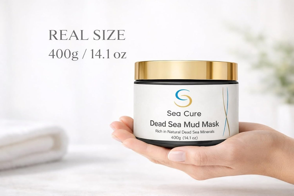 La Cure Authentic Dead Sea Mud Mask – Deep Pore Cleansing Clay for Face & Body, 400g