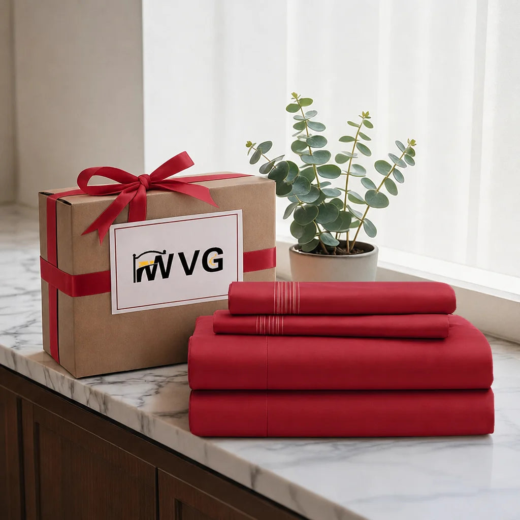 4-Piece Microfiber Sheet Set with 16-Inch Deep Pocket