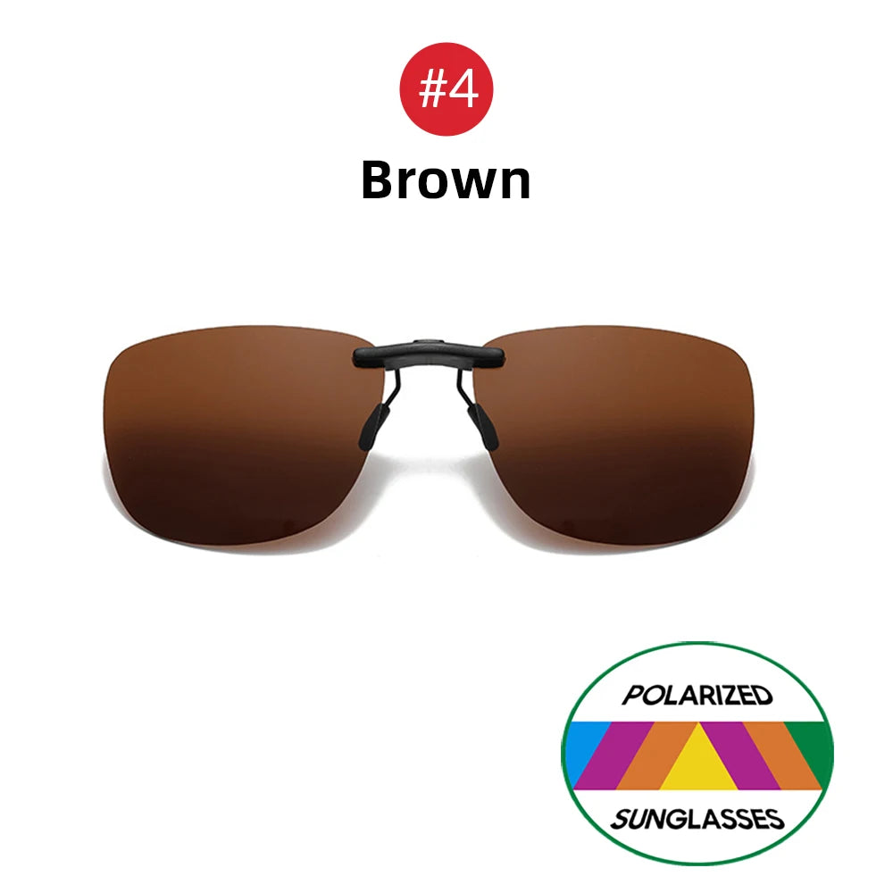 Square Clip-On Sunglass Lenses | Single or 3-Piece Options