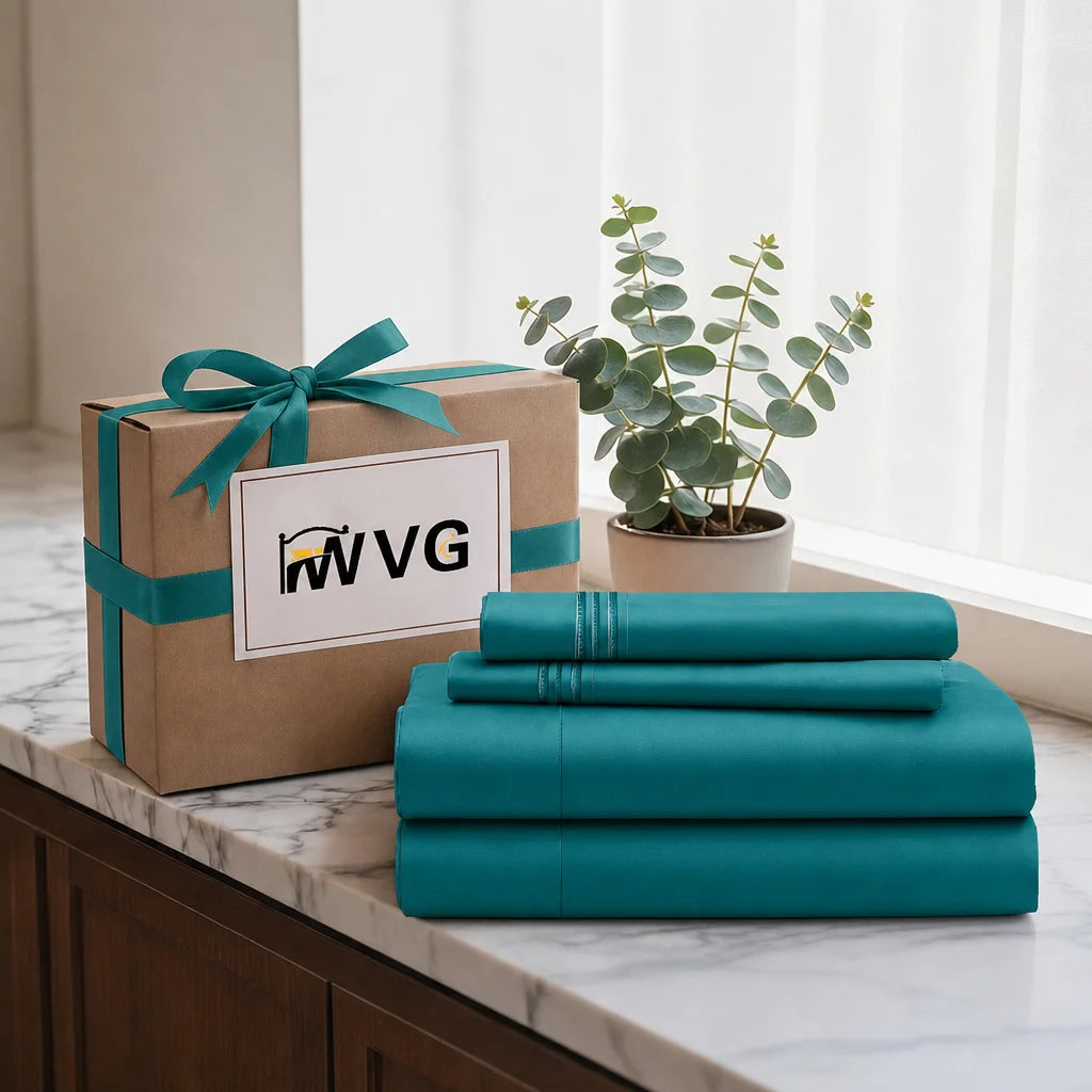 4-Piece Microfiber Sheet Set with 16-Inch Deep Pocket