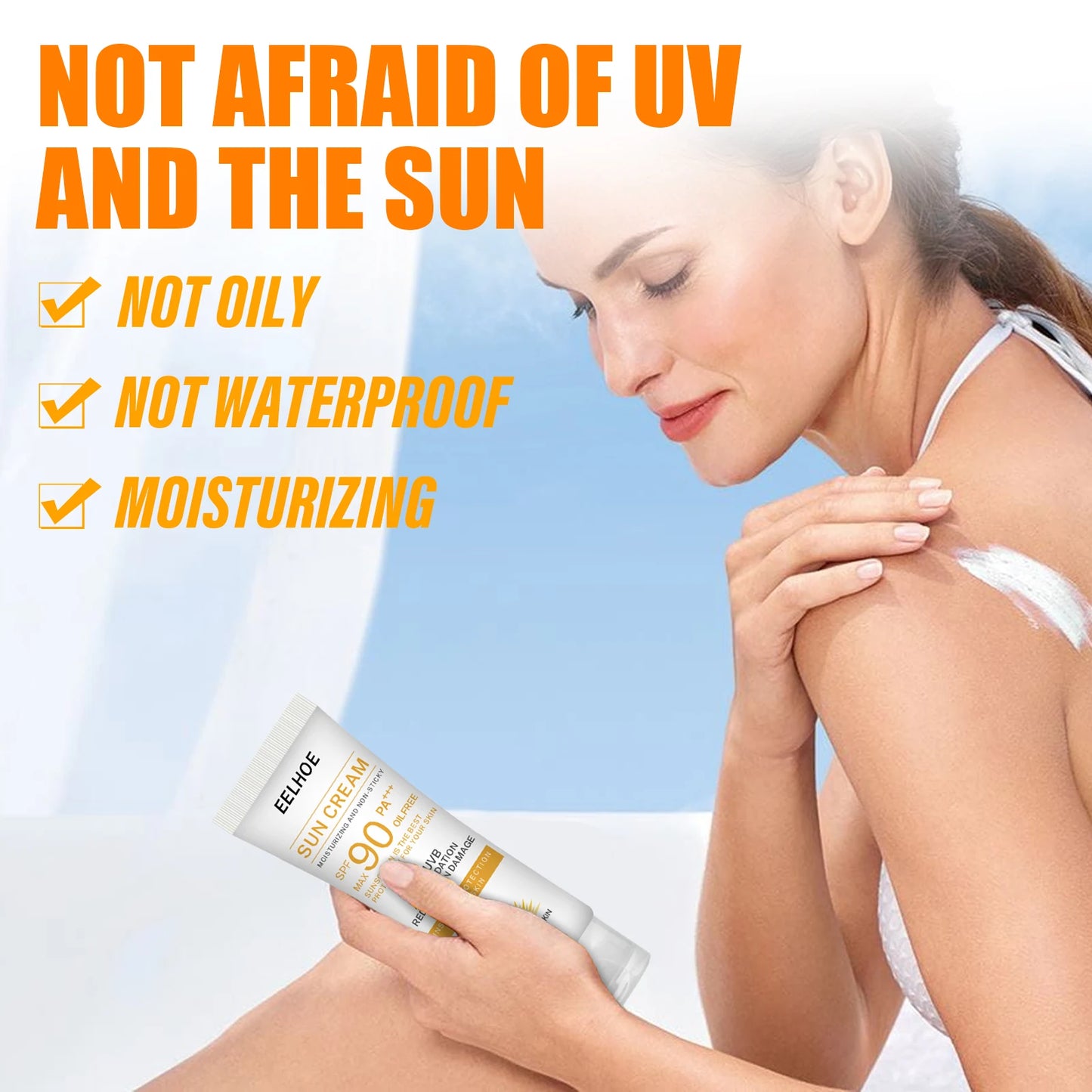 Physical UV Defense Isolation Cream – Sweatproof, Moisturizing & No White Cast (40g)
