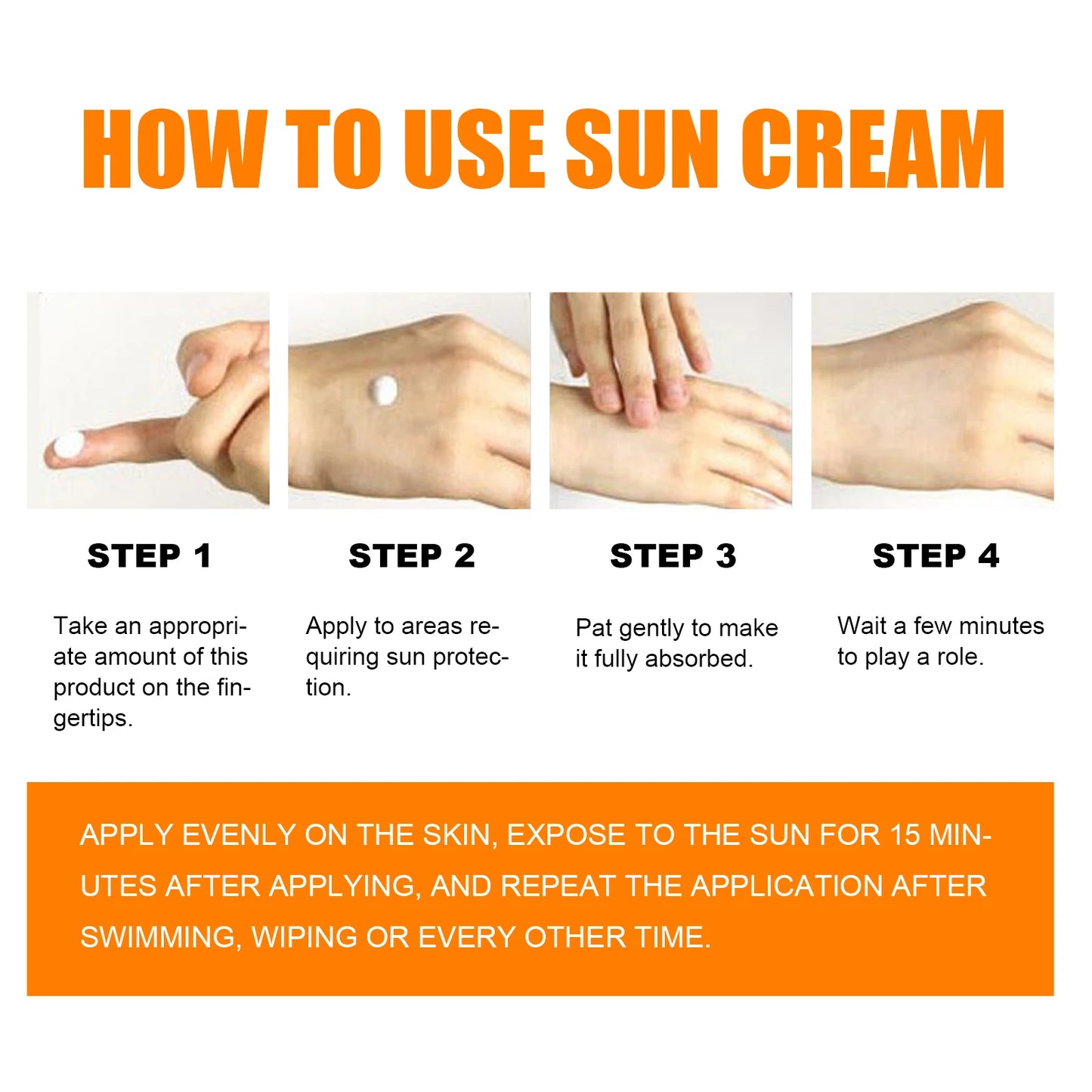 Physical UV Defense Isolation Cream – Sweatproof, Moisturizing & No White Cast (40g)