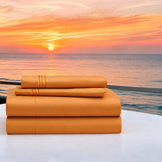 4-Piece Microfiber Sheet Set with 16-Inch Deep Pocket