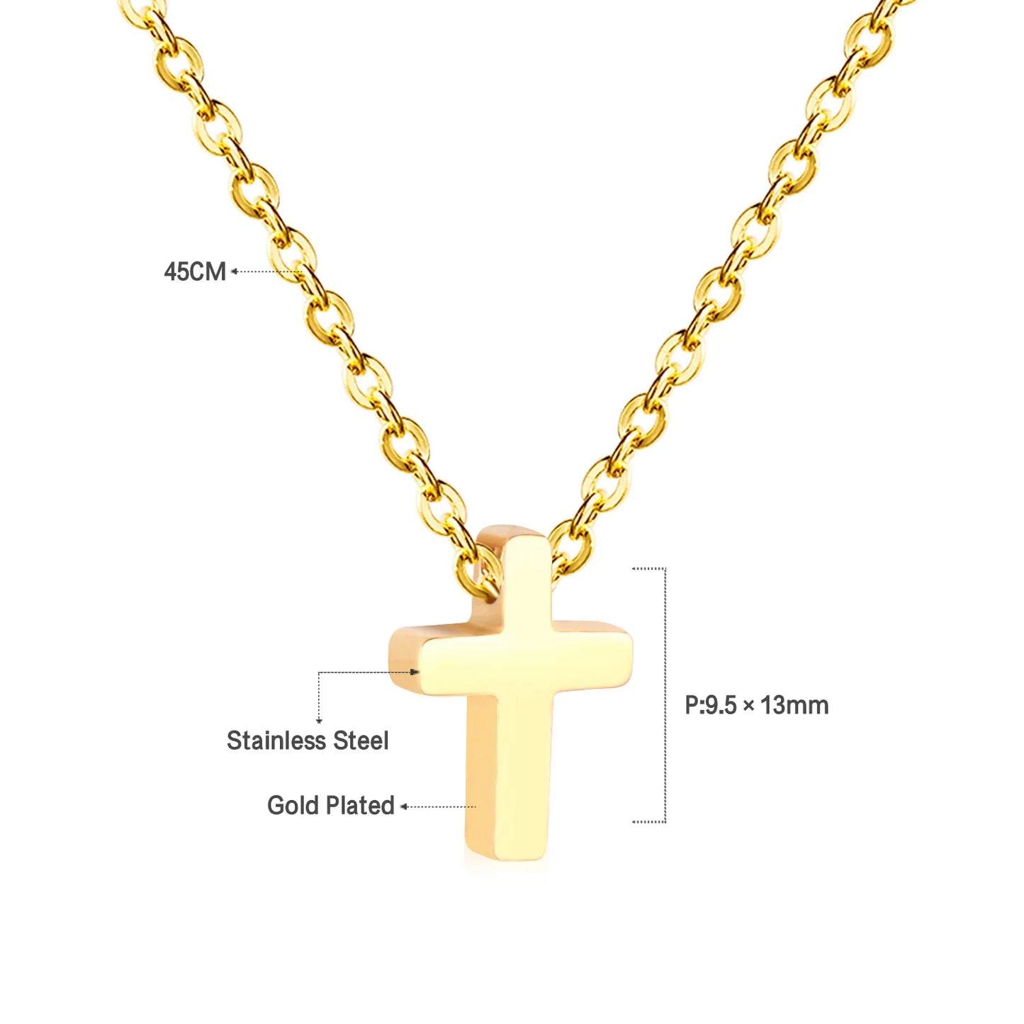 Heart Pendant Necklace – Stainless Steel Clavicle Choker for Women & Girls