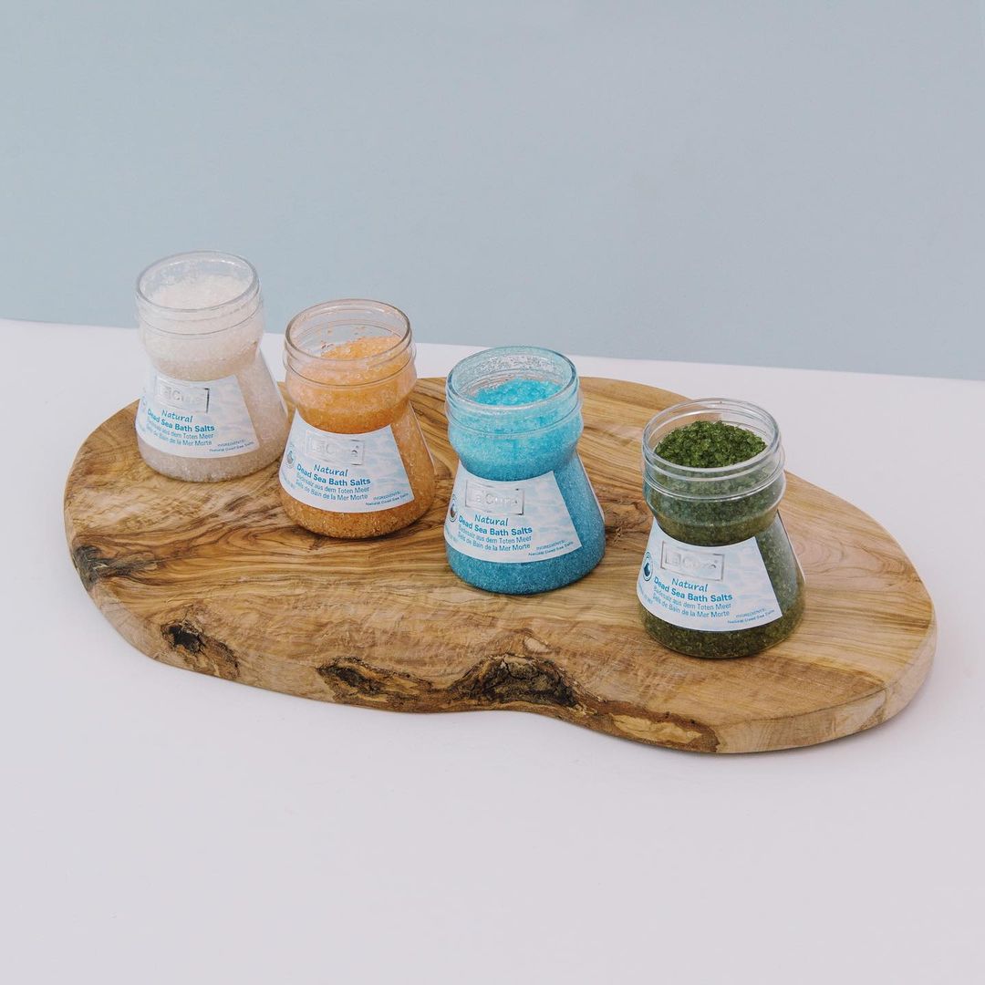 La Cure Green Dead Sea Bath Salts & Mineral Mud Soap Duo – Spa Body Care Set