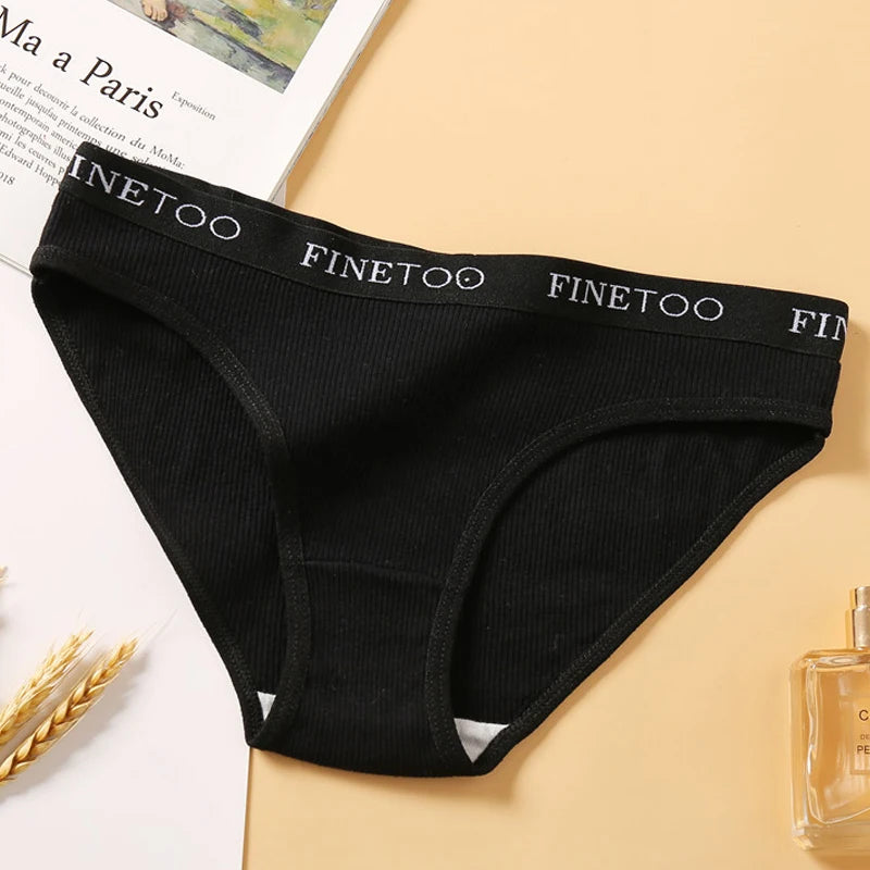 Cotton Low-Rise Brief Panties – Soft Everyday Underwear for Women (M–2XL, 3 Styles, Multiple Colors)