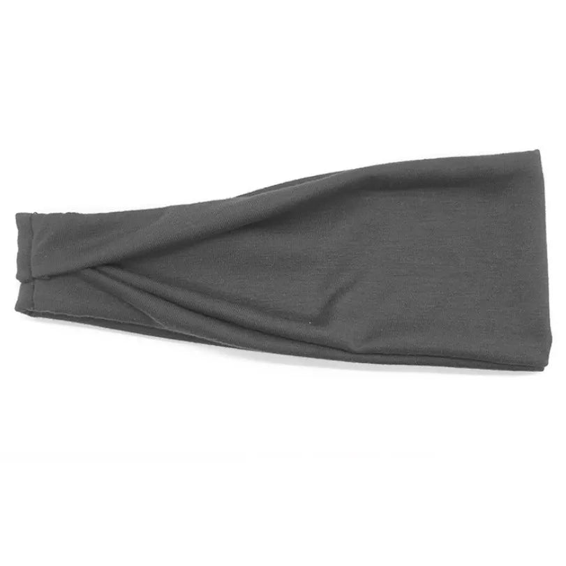 Women Headband Twist Cotton Sport Wide Turban Twisted Knotted Headwrap Girls Hairband Fashion Head Band Hair Accessories