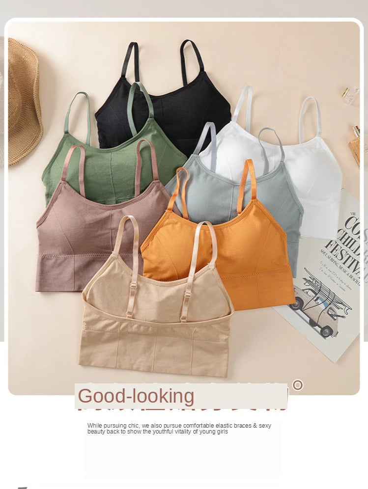 Women's Breathable Padded Sports Bra – Adjustable Straps | Anti-Sweat Shockproof Gym Workout Top