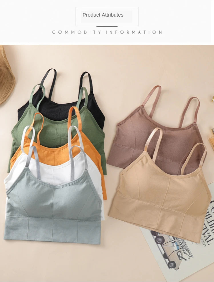 Women's Breathable Padded Sports Bra – Adjustable Straps | Anti-Sweat Shockproof Gym Workout Top