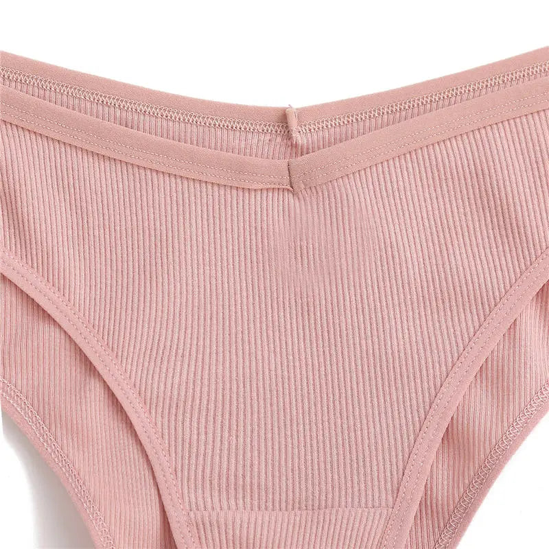 FINETOO 4Pcs/Set M-4XL Cotton Panties Female Underpants Sexy Panties for Women Briefs Underwear Plus Size Pantys Lingerie