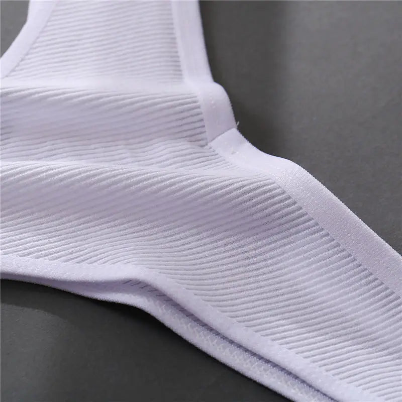 3PCS/Set G-string Panties Cotton Women's Underwear Sexy Panties Female Underpants Thong Solid Color Pantys Lingerie M-XL Design