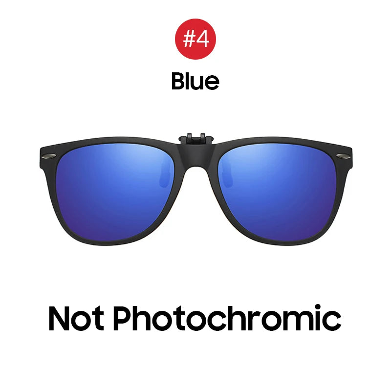 Flip-Up Clip-On Sunglasses | 9 Lens Options