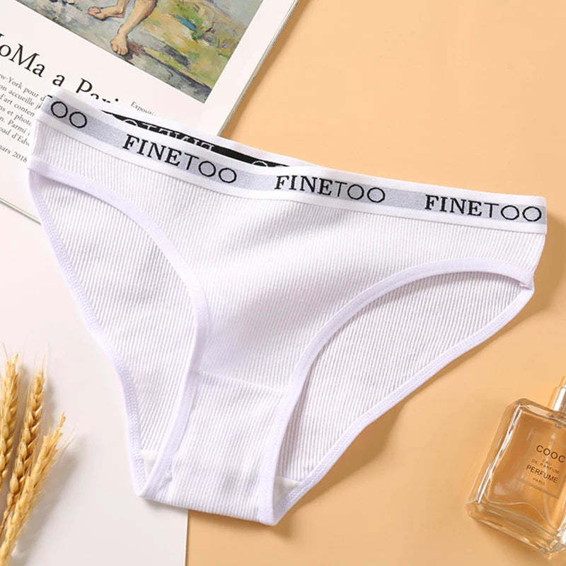 Cotton Low-Rise Brief Panties – Soft Everyday Underwear for Women (M–2XL, 3 Styles, Multiple Colors)