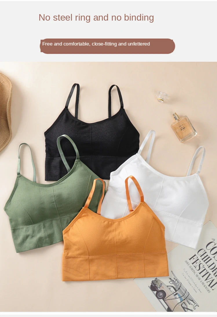 Women's Breathable Padded Sports Bra – Adjustable Straps | Anti-Sweat Shockproof Gym Workout Top