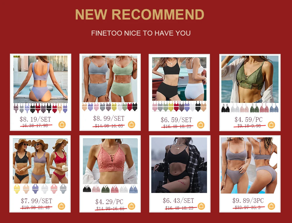 FINETOO M-2XL Women Cotton Soft Panties Midi Waist Pantys Lingerie Femme Panty Briefs Woman Underpants Sexy Underwear for Girls