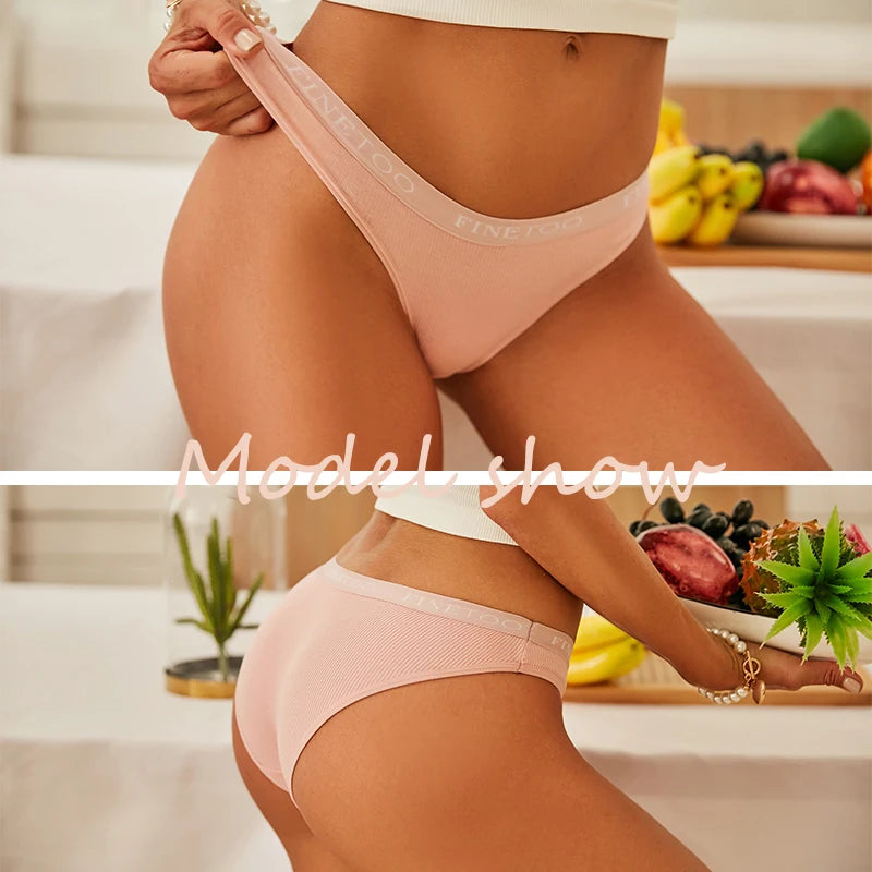 Cotton Low-Rise Brief Panties – Soft Everyday Underwear for Women (M–2XL, 3 Styles, Multiple Colors)