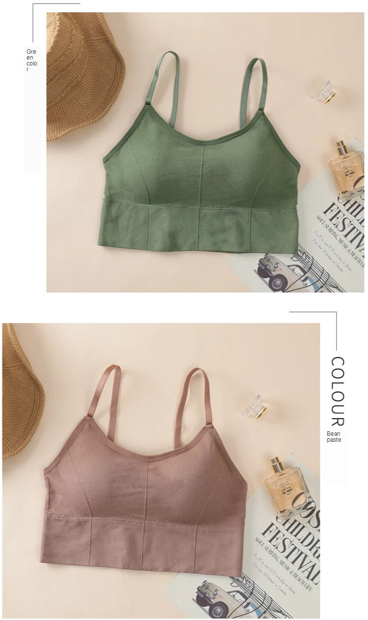 Women's Breathable Padded Sports Bra – Adjustable Straps | Anti-Sweat Shockproof Gym Workout Top