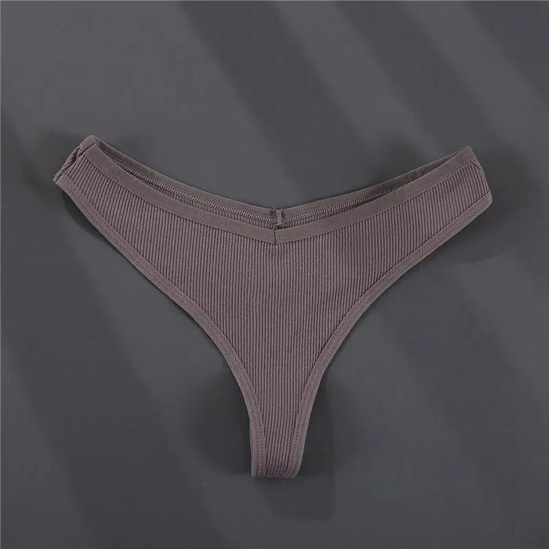 3PCS/Set G-string Panties Cotton Women's Underwear Sexy Panties Female Underpants Thong Solid Color Pantys Lingerie M-XL Design