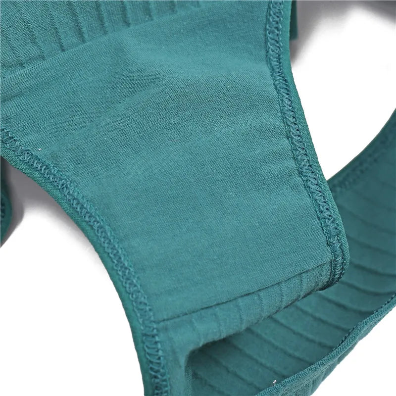 3-Pack Cotton Brief Panties – Soft Low-Rise Everyday Underwear for Women (M–2XL, 28 Color Sets, 2 Styles)