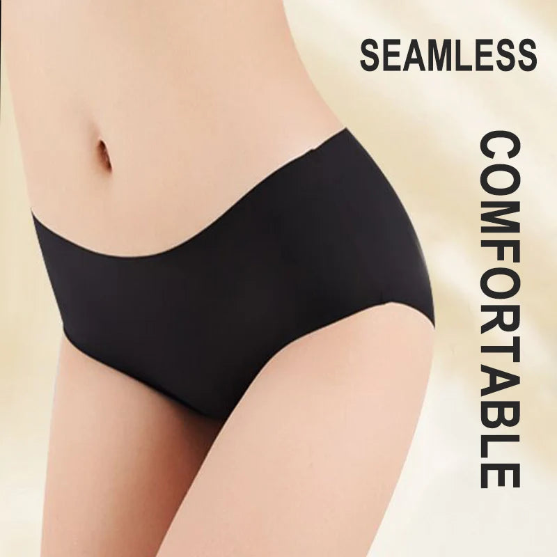 3PCS/Set Seamless Panties Women Panties Sexy Female Underpants Briefs Invisible Pantys Solid Color Soft Intimate Lingerie M-2XL