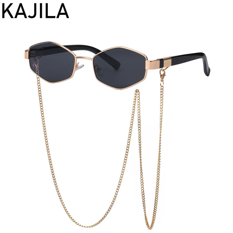 Small-Frame Punk Sunglasses | Colored Lens Options
