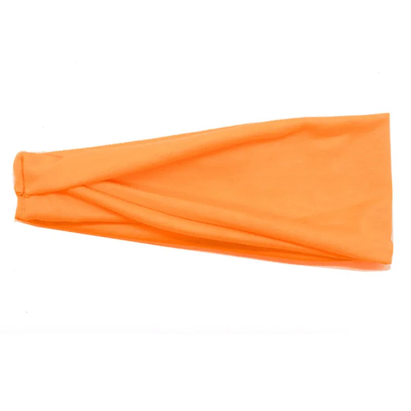 Women Headband Twist Cotton Sport Wide Turban Twisted Knotted Headwrap Girls Hairband Fashion Head Band Hair Accessories