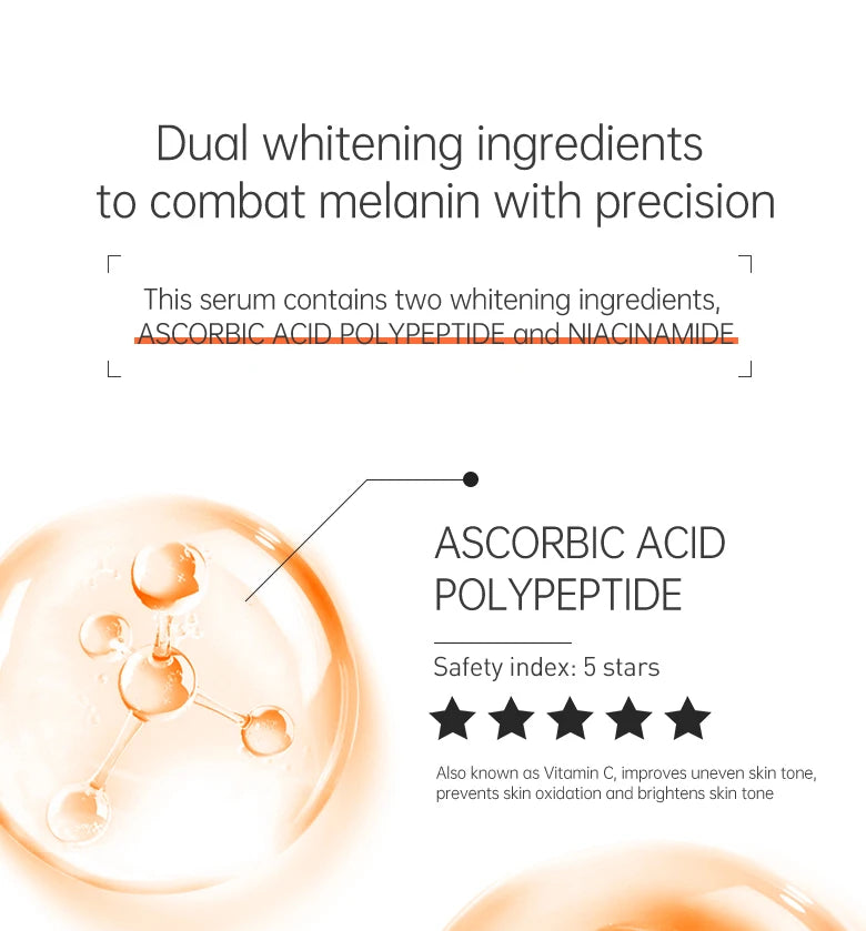 Vitamin C Brightening Skincare Set – Dark Spot Removal, Whitening & Deep Hydration