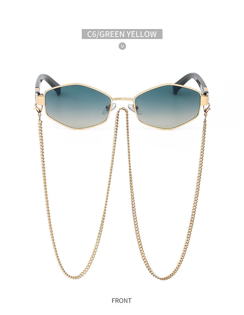 Small-Frame Punk Sunglasses | Colored Lens Options