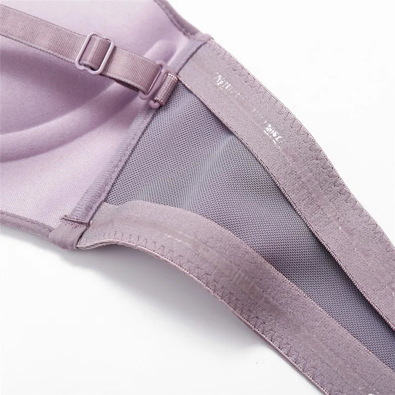 Front Closure Sexy Push Up Bra Women Invisible Bras Underwear Lingerie for Female Brassiere Strapless Seamless Bralette ABC Cup