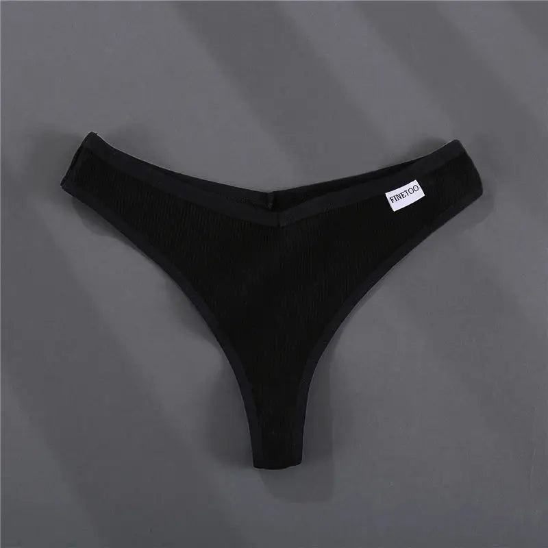 3PCS/Set G-string Panties Cotton Women's Underwear Sexy Panties Female Underpants Thong Solid Color Pantys Lingerie M-XL Design