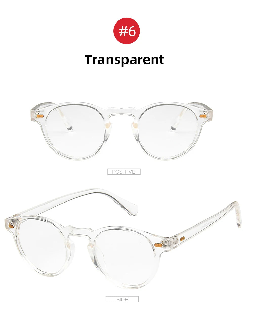 Small Square Fashion Glasses | Clear & Tinted Options