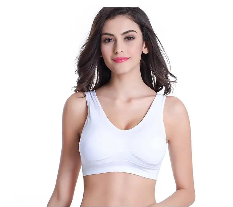 Women's Seamless Push-Up Bra – 3-Piece Set | Wire-Free Removable Pad Plus Size S–4XL