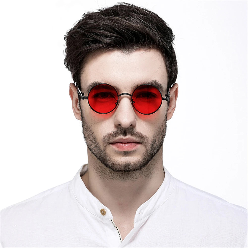 Round Steampunk Sunglasses | Metal Frame, 10 Color Options