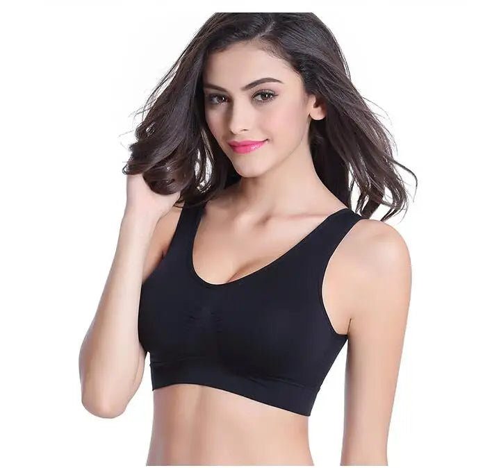 Women's Seamless Push-Up Bra – 3-Piece Set | Wire-Free Removable Pad Plus Size S–4XL
