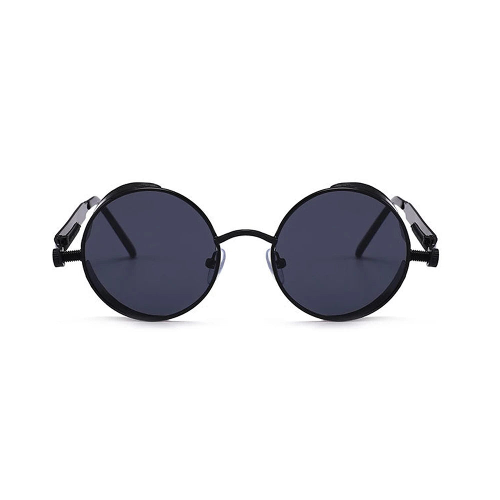 Round Steampunk Sunglasses | Metal Frame, 10 Color Options